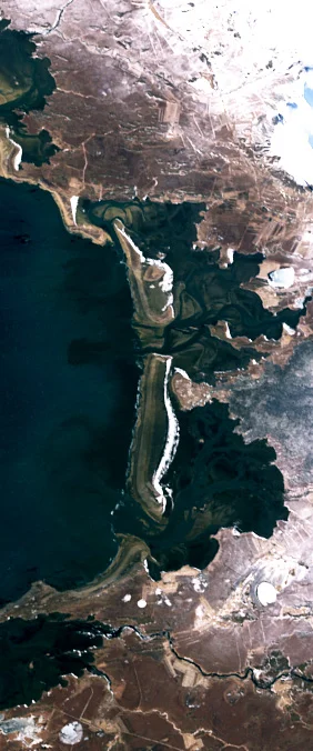 NASA Landsat name letter I image tile 1