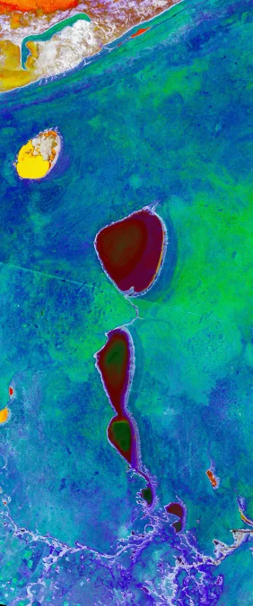 NASA Landsat name letter I image tile 3