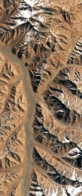 NASA Landsat name letter K image tile 2