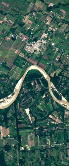 NASA Landsat name letter N image tile 2