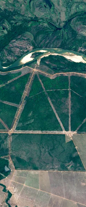 NASA Landsat name letter N image tile 3