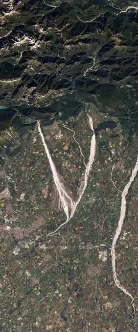 NASA Landsat name letter V image tile 1