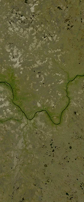 NASA Landsat name letter W image tile