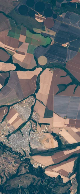 NASA Landsat name letter Z image tile